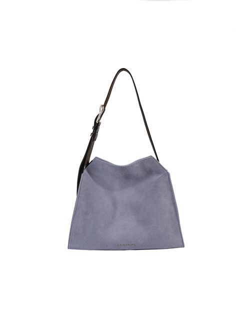 Borsa a spalla Trinity Peach Small in suede e cuoio Cielo ORCIANI | B02230 PEACIE